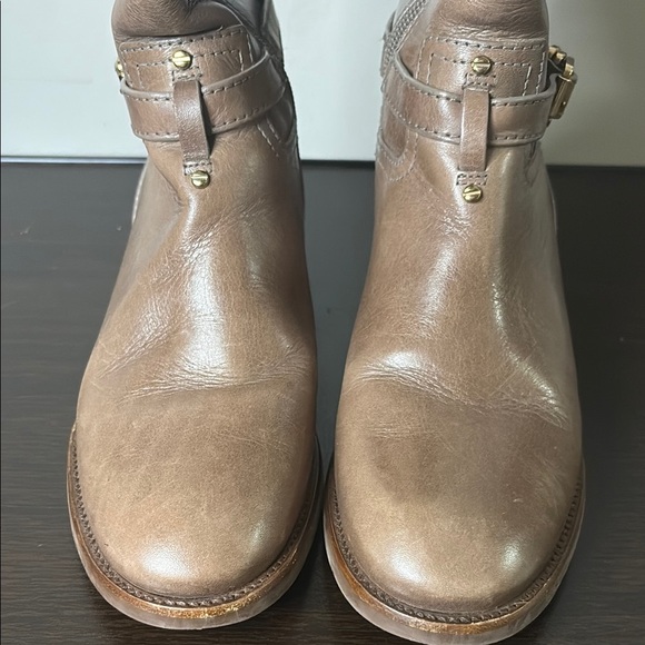 Tory Burch Tan Leather Riding Boots - Picture 4 of 16